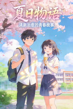 动漫《夏日物语》海报 - 清新治愈的青春故事